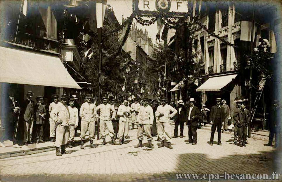 Grande Rue - Fêtes des vétérans, 1909